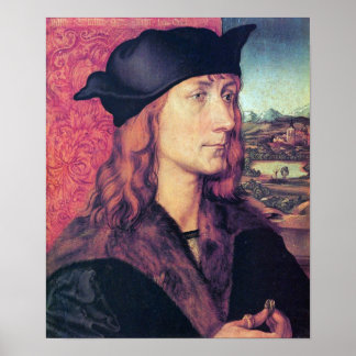 Portrait of Hans Tucher by Albrecht Durer Poster