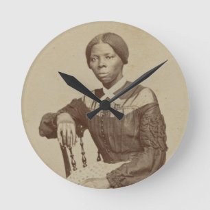 Portrait of Harriet Tubman   1868-69 Round Clock
