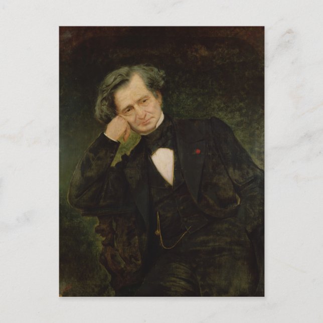 Portrait of Hector Berlioz Postcard (Front)