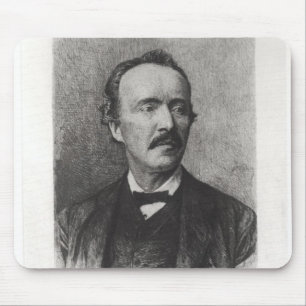 Portrait of Heinrich Schliemann Mouse Mat