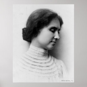 Portrait of Helen Keller Poster