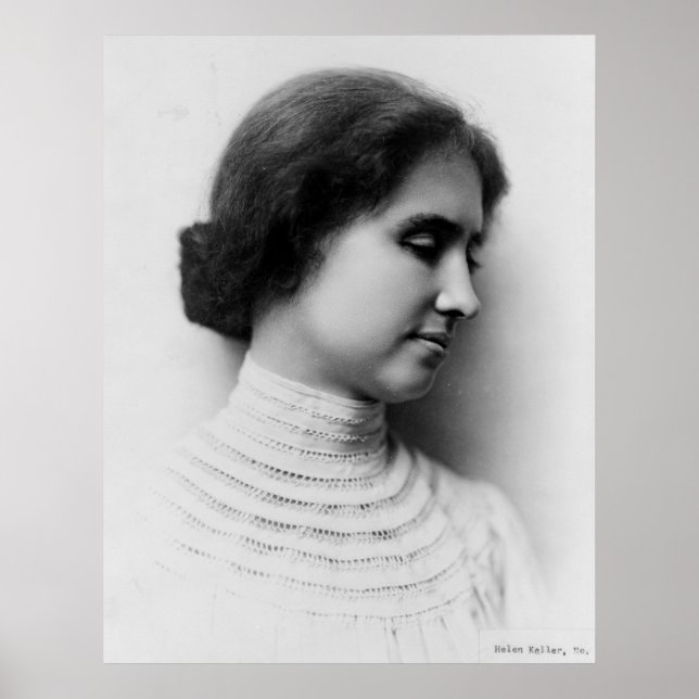 Portrait of Helen Keller Poster (Front)