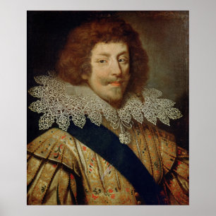 Portrait of Henri Duke of Montmorency Poster