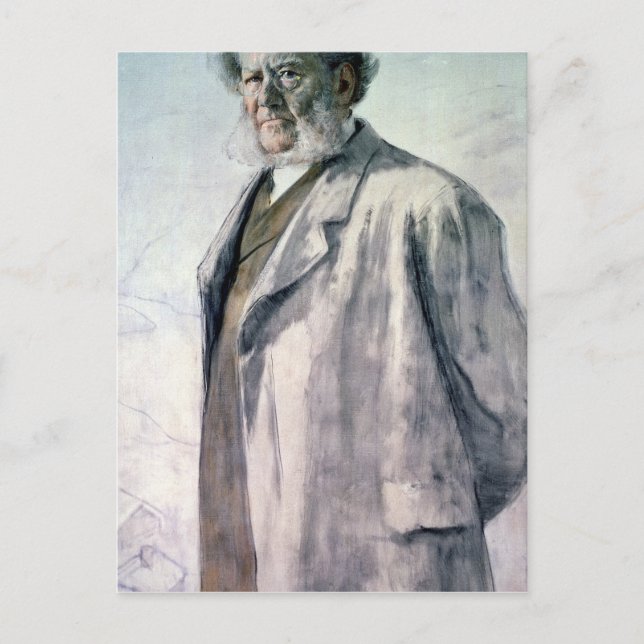 Portrait of Henrik Ibsen, 1895 Postcard (Front)