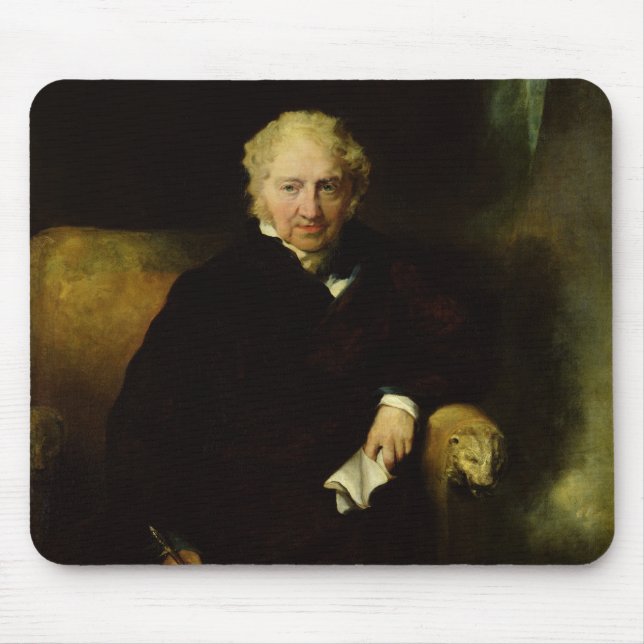 Portrait of Henry Fuseli Mouse Mat (Front)