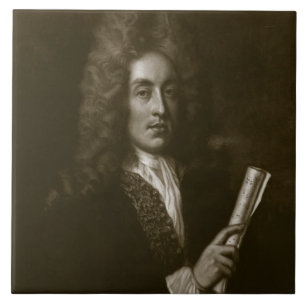 Portrait of Henry Purcell (1659-95) engraved by Ge Tile