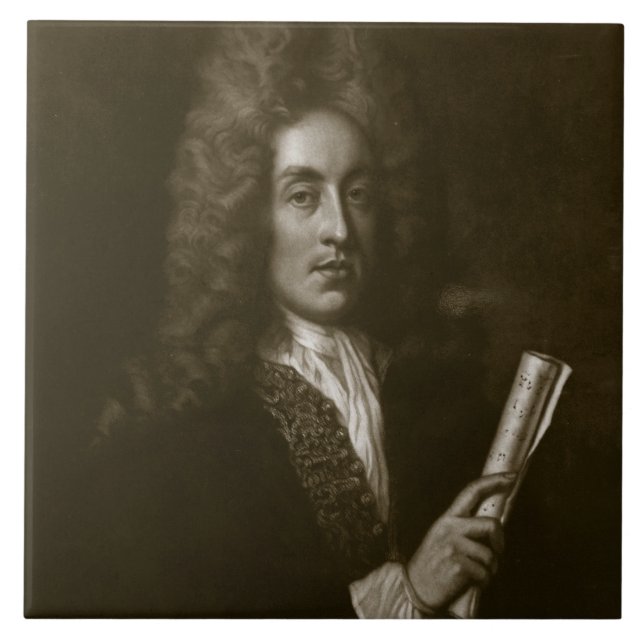Portrait of Henry Purcell (1659-95) engraved by Ge Tile (Front)