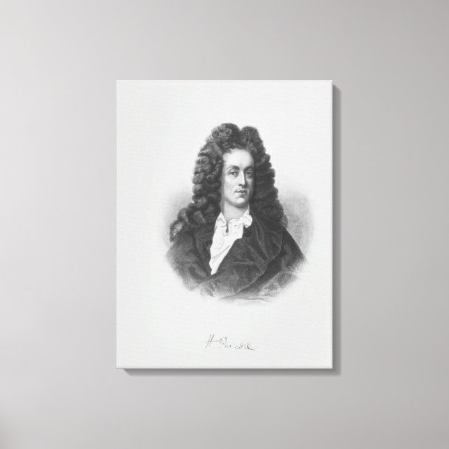 Portrait of Henry Purcell Canvas Print (Front)