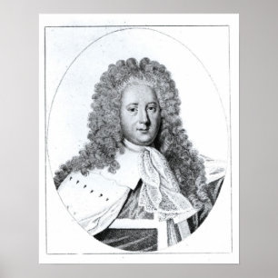 Portrait of Henry St. John  1st Viscount Poster