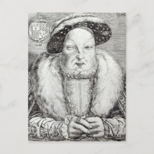 Portrait of Henry VIII, 1548 Postcard