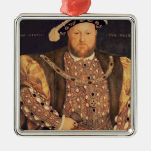 Portrait of Henry VIII  aged 49, 1540 Metal Tree Decoration