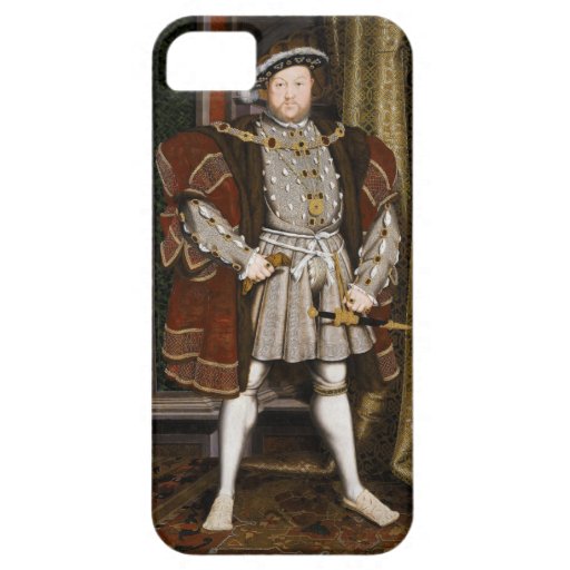 Portrait of Henry VIII by Hans Holbein the Younger Iphone 5 Cover