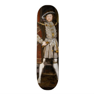 Portrait of Henry VIII by Hans Holbein the Younger Skateboard