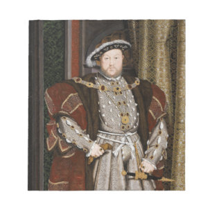 Portrait of Henry VIII (Hans Holbein the Younger) Notepad
