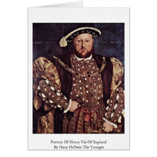 Portrait Of Henry Viii Of England