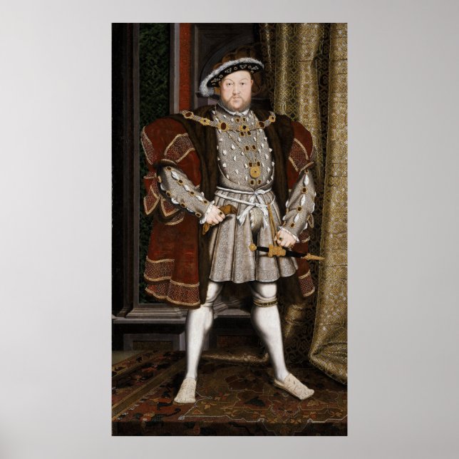 Portrait of Henry VIII Poster (Front)