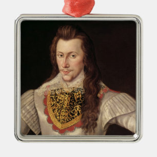 Portrait of Henry Wriothesley  3rd Earl Metal Tree Decoration