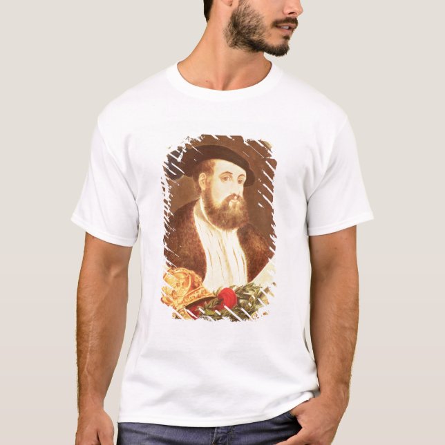 Portrait of Hernan Cortes T-Shirt (Front)