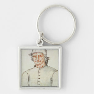 Portrait of Hieronymus Bosch Key Ring