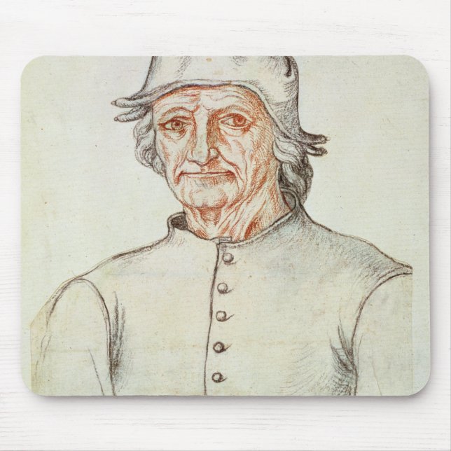 Portrait of Hieronymus Bosch Mouse Mat (Front)