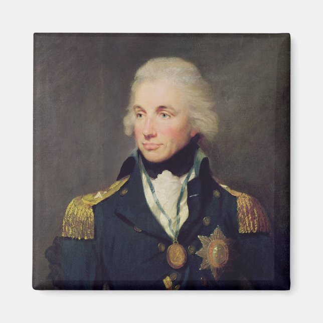 Portrait of Horatio Nelson , Viscount Nelson Magnet (Front)