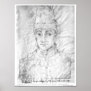 Portrait of Humphrey of England Poster