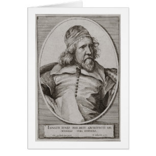 Portrait of Inigo Jones (1573-1652) engraved by We
