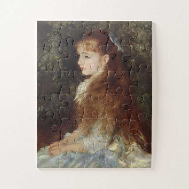 Portrait of Irene - Renoir Impressionist Painting Jigsaw Puzzle (Vertical)