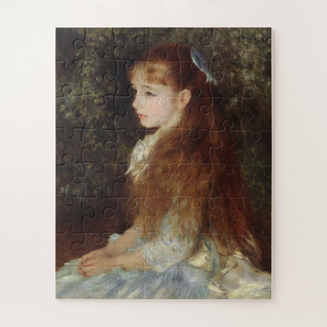 Portrait of Irene - Renoir Impressionist Painting Jigsaw Puzzle (Vertical)
