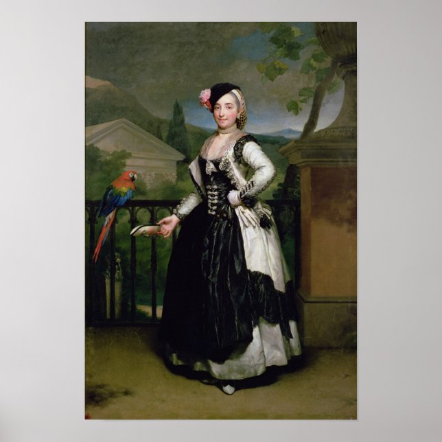 Portrait of Isabel Parrena Arce Poster (Front)