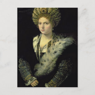 Portrait of Isabella d'Este Postcard