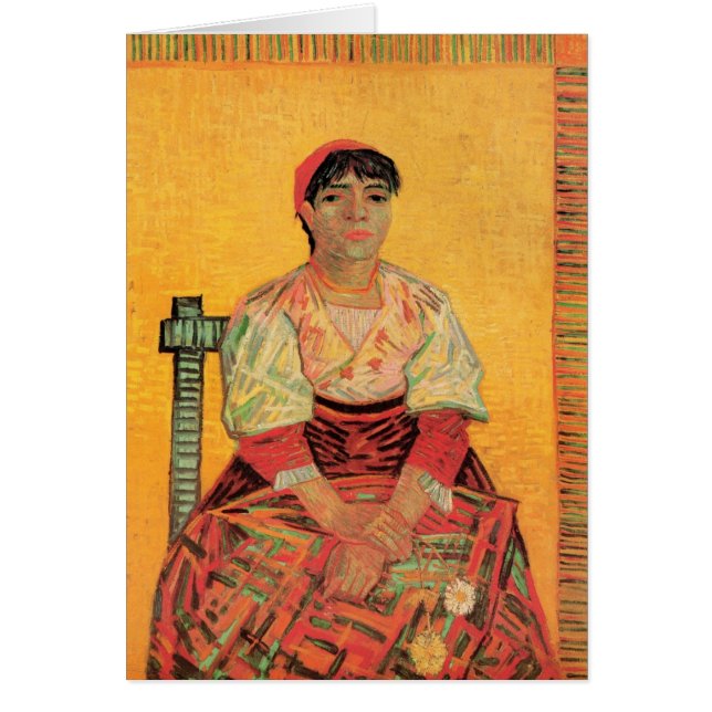 Portrait of Italian Woman by Vincent van Gogh (Front)