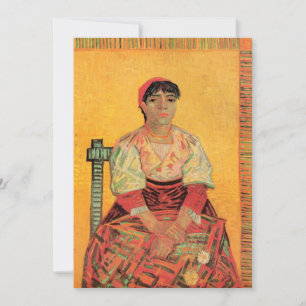 Portrait of Italian Woman by Vincent van Gogh