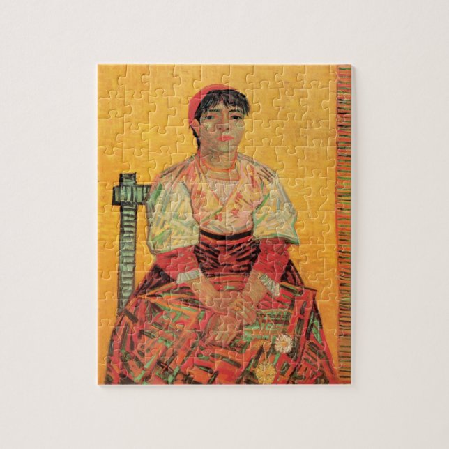 Portrait of Italian Woman by Vincent van Gogh Jigsaw Puzzle (Vertical)