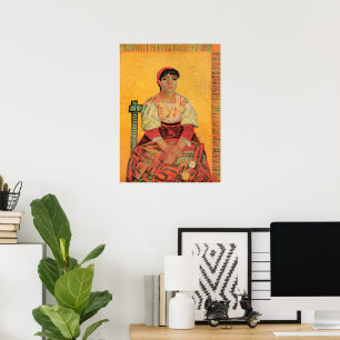 Portrait of Italian Woman by Vincent van Gogh Poster