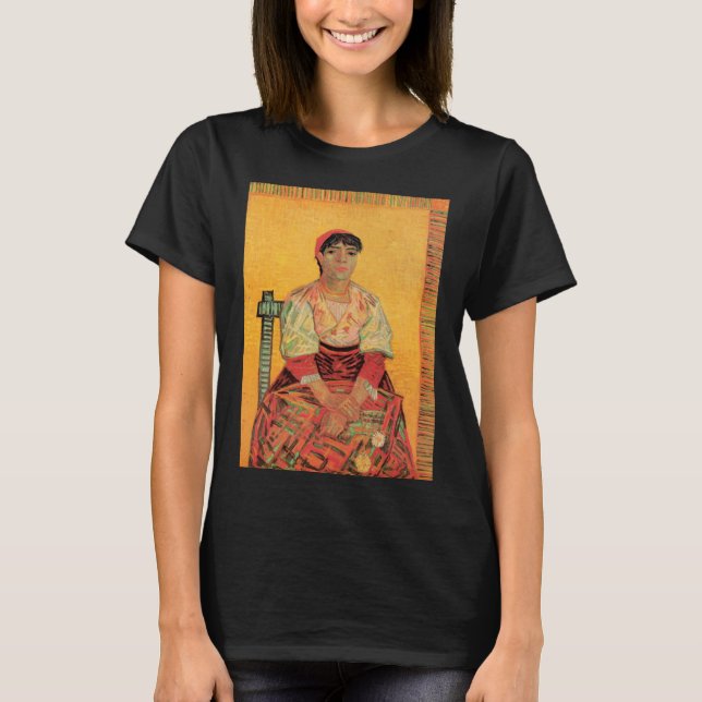 Portrait of Italian Woman by Vincent van Gogh T-Shirt (Front)