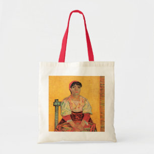Portrait of Italian Woman by Vincent van Gogh Tote Bag