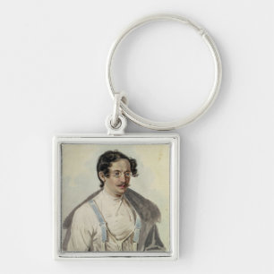 Portrait of Ivan Annenkov in Peter Prison, 1836 Key Ring