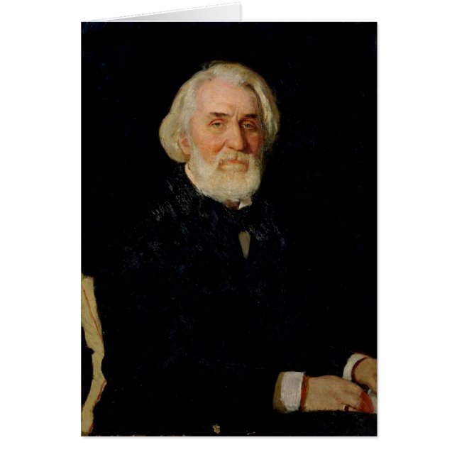Portrait of Ivan S. Turgenev , 1879 (Front)