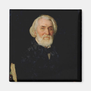 Portrait of Ivan S. Turgenev , 1879 Magnet