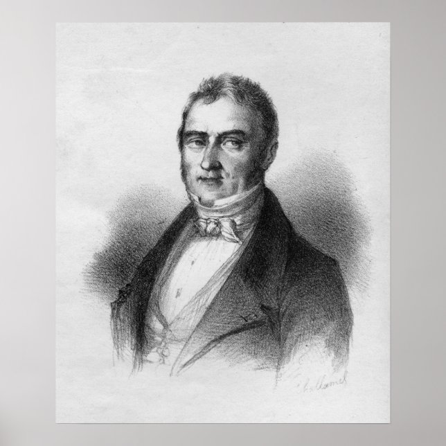 Portrait of Jacques Laffitte Poster (Front)