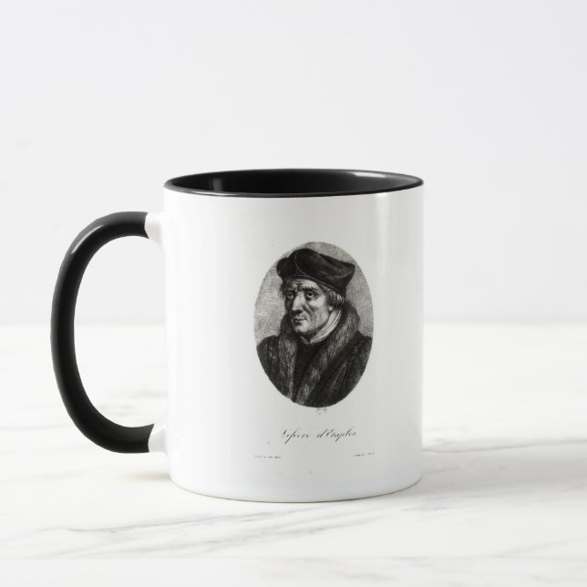 Portrait of Jacques Lefevre d'Etaples Mug (Left)