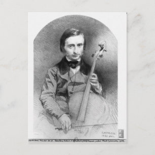 Portrait of Jacques Offenbach  1850 Postcard