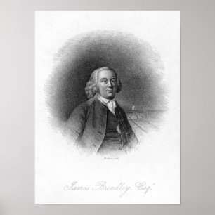Portrait of James Brindley Poster
