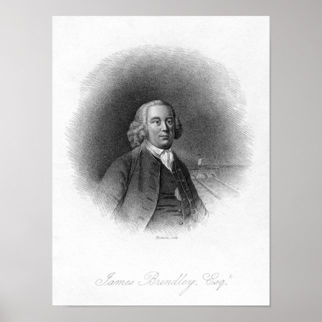 Portrait of James Brindley Poster (Front)