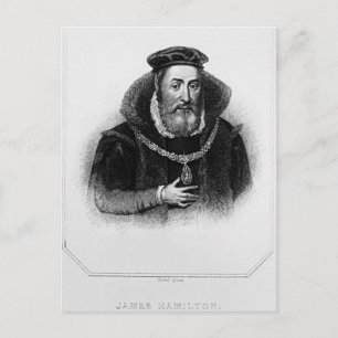 Portrait of James Hamilton  2nd Earl of Arran Postcard