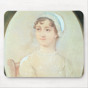 Portrait of Jane Austen Mouse Mat