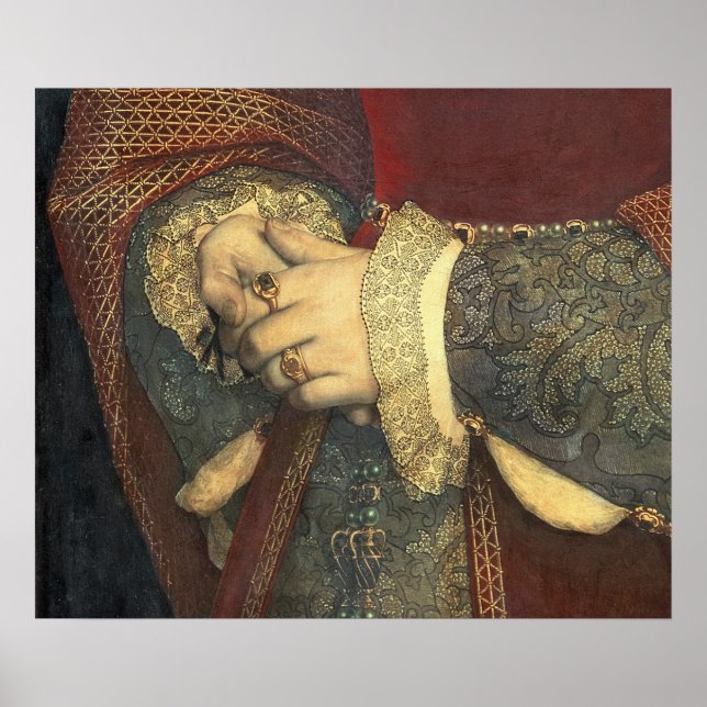 Portrait of Jane Seymour, 1536 Poster (Front)