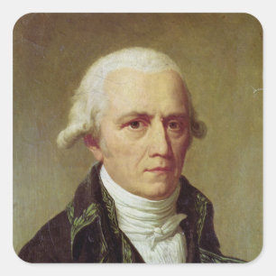 Portrait of Jean-Baptiste de Monet Square Sticker