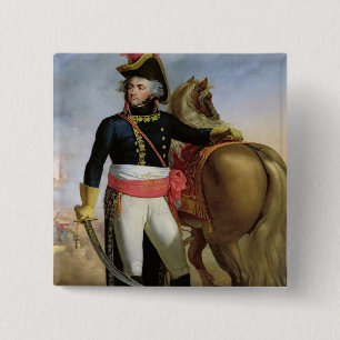 Portrait of Jean Baptiste Kleber 15 Cm Square Badge